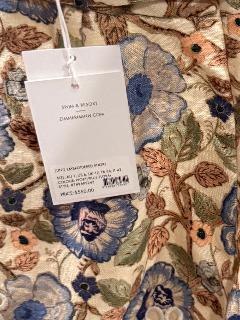 Zimmermann Junie Embroided shorts - Picture 5 of 7